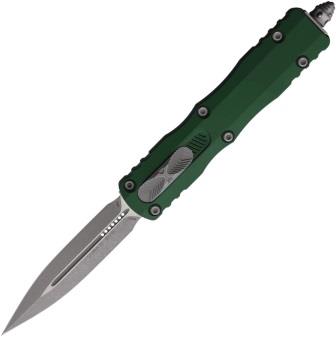 Microtech Automatic Pocket Knife Dirac OTF Apocalyptic Green - MCT22510APEG